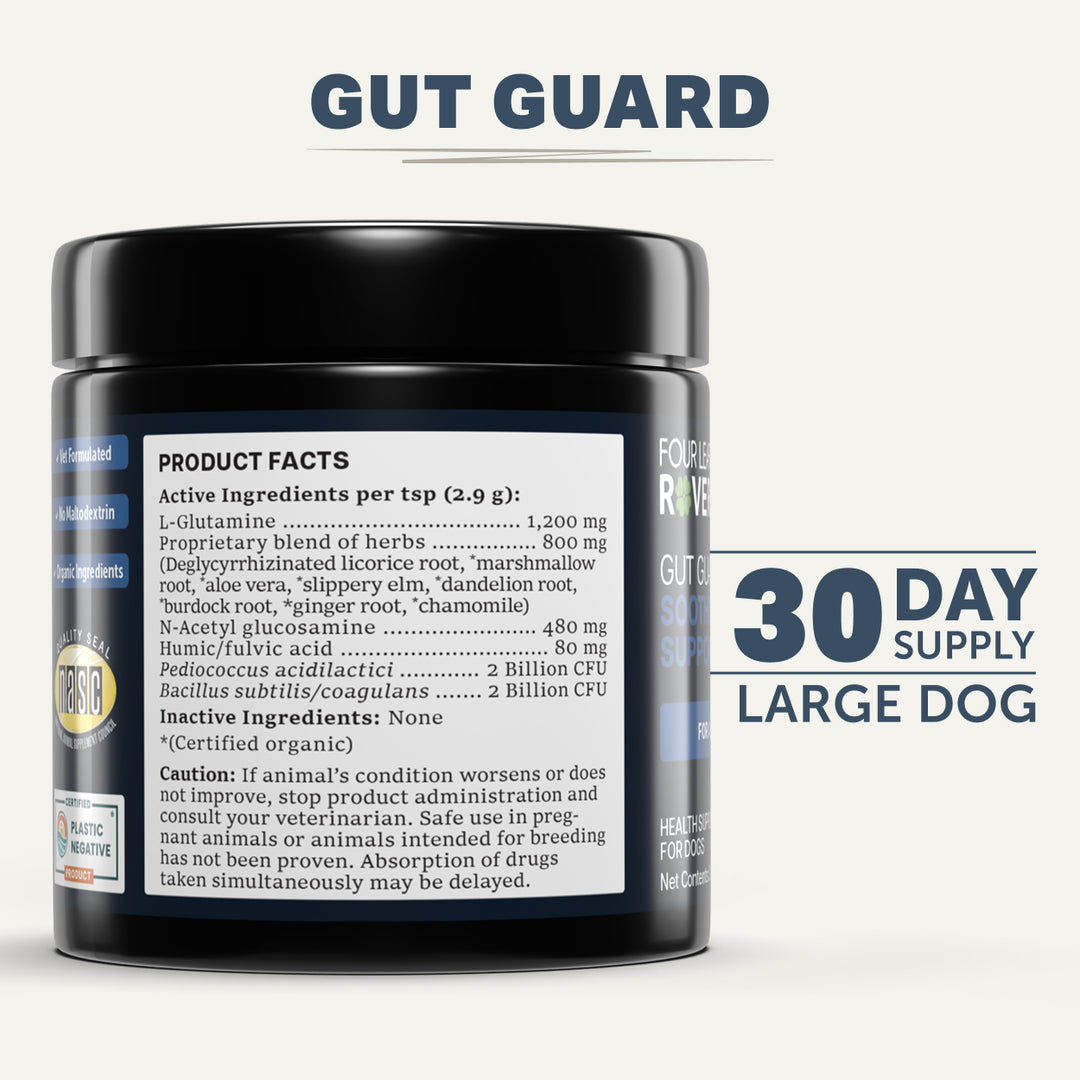 Four Leaf Rover YEAST GUARD PLUS. Herbal Support Kit for Dogs