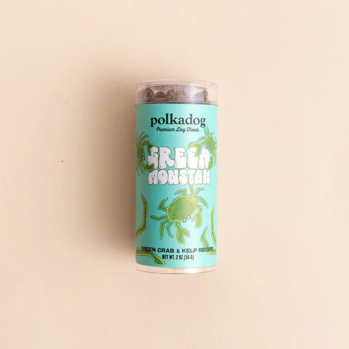 Polkadog Treats - Green Monstah Bits Mini-Tube (2oz - 56g)