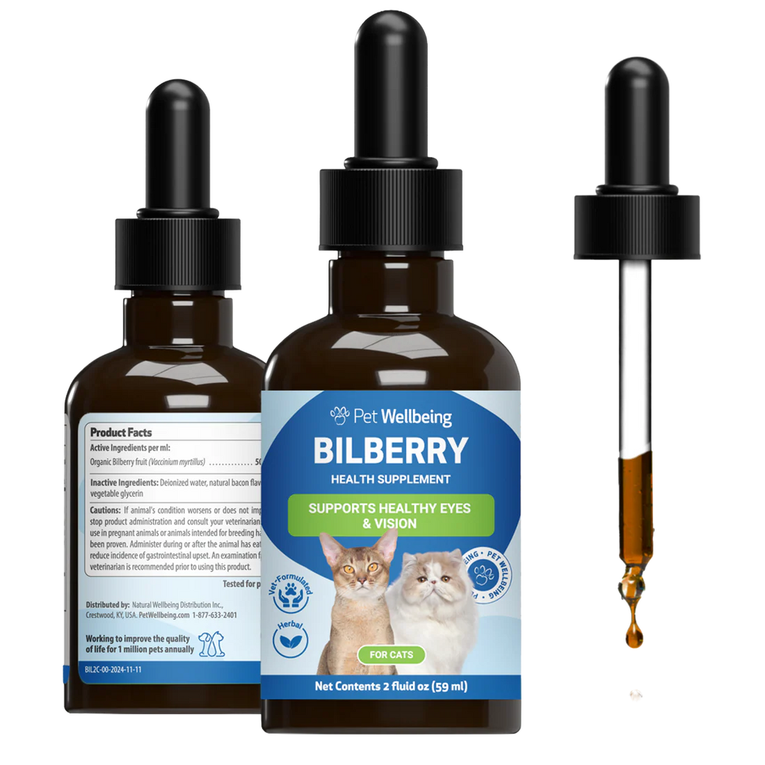 Pet Wellbeing - Bilberry 2oz (Supports Healthy Vision and Capillaries in Dogs)