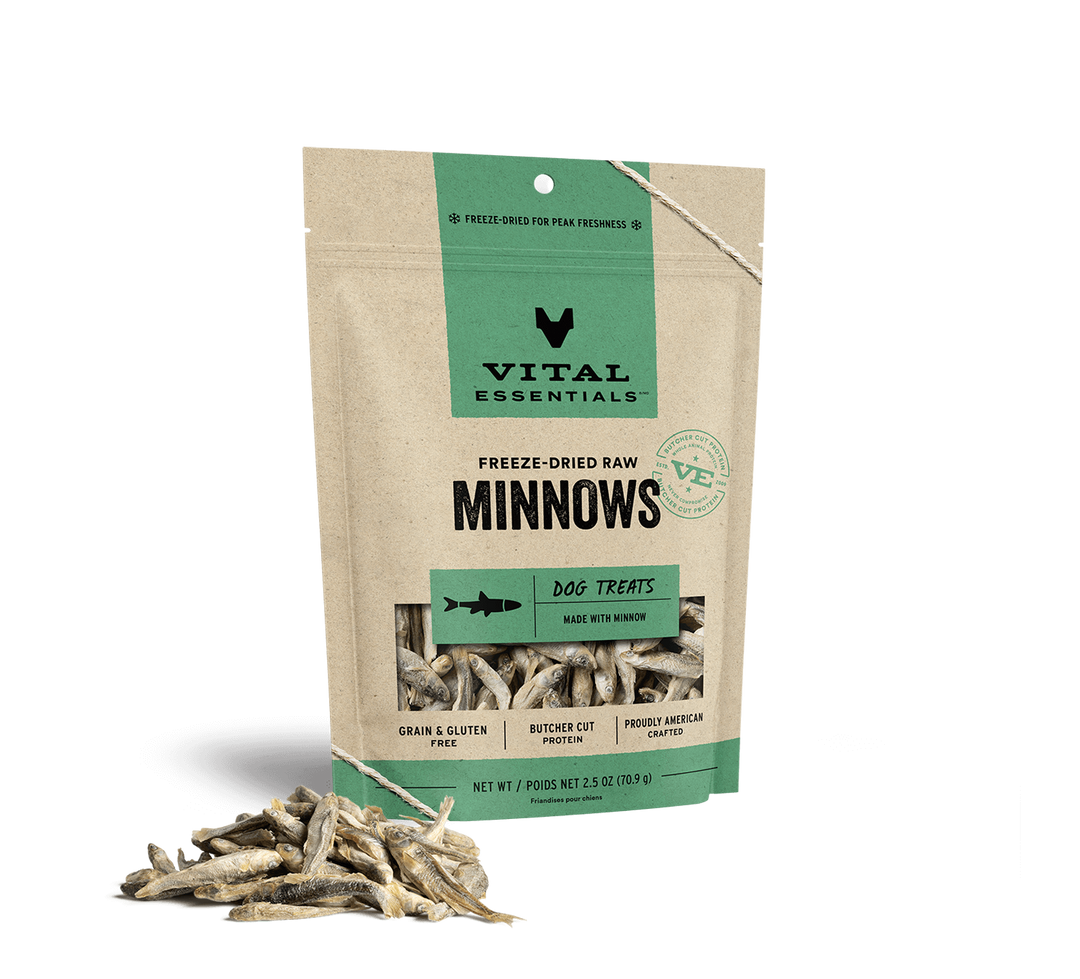 Vital Essentials® Freeze-Dried Minnows Dog Treats 1oz / 2.5oz