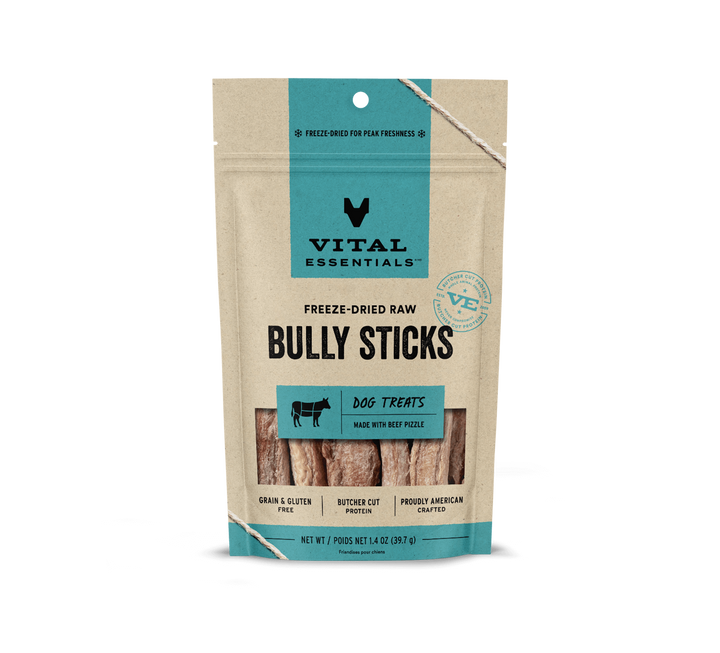 Vital Essentials® Freeze-Dried Bully Sticks Dog Treats, 1.4 oz