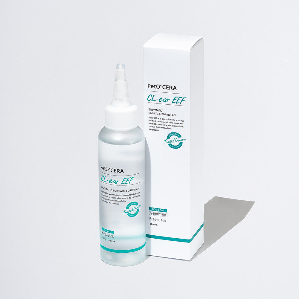 PetO CERA CL-Ear EEF 120ml - gentle enzymatic ear cleanser