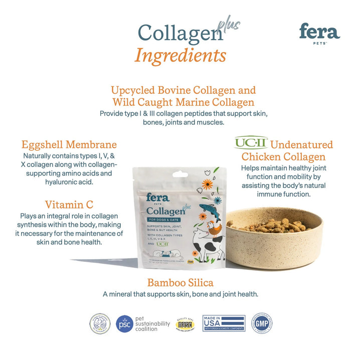 Fera Pets Collagen Plus for Dogs and Cats (120g)