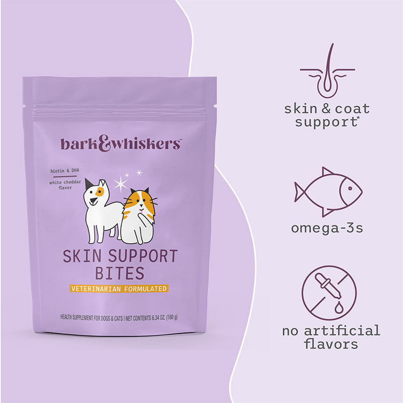 Bark and Whiskers® Skin Support Bites (180g)