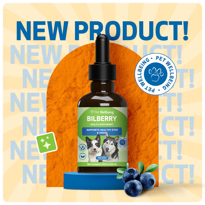 Pet Wellbeing - Bilberry 2oz (Supports Healthy Vision and Capillaries in Dogs)