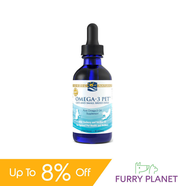 Nordic Naturals Omega-3 for Cats And Dogs (60ml to 473ml / Soft Gels). Small breeds to large breeds. Omega3 Supplement