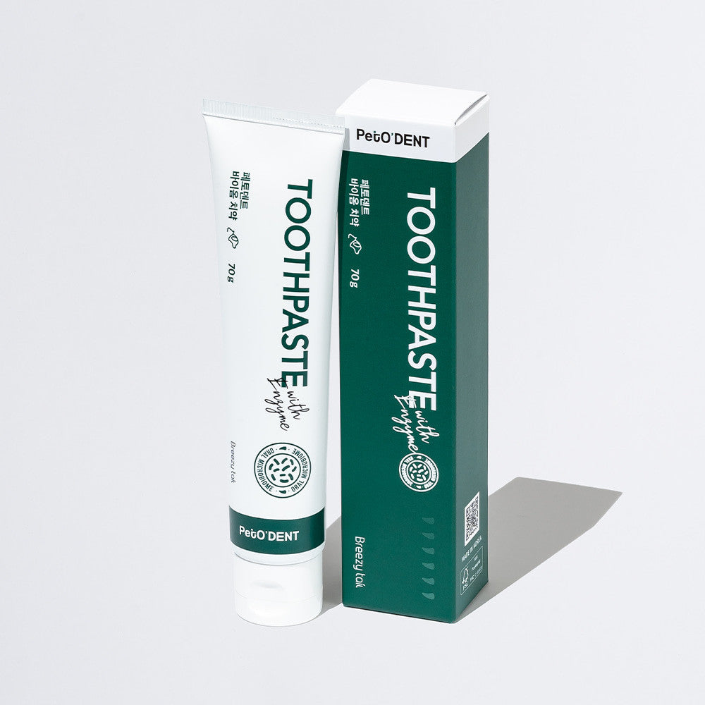 PetO'DENT Biome Toothpaste 70g - Probiotic-infused daily toothpaste for dogs & cats