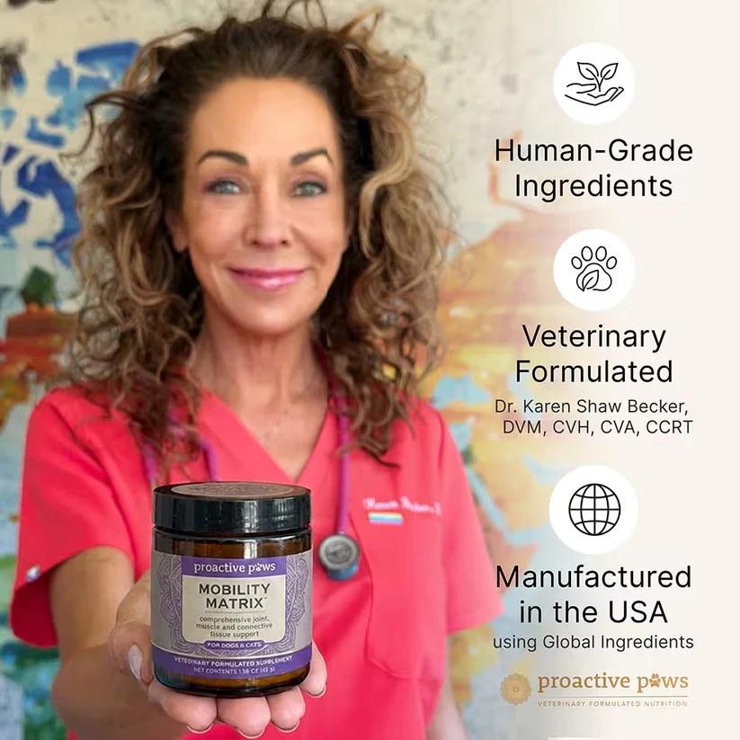 [ NEW! ] Proactive Paws Mobility Matrix (45g) by Dr Karen Becker