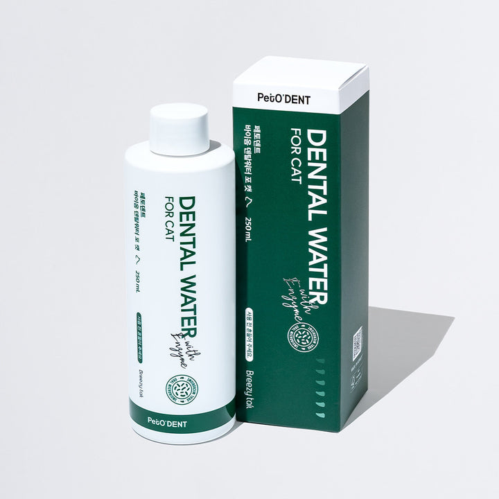 PetO'DENT Biome Dental Water for Cats 250ml - Biome-based oral water additive for cats only