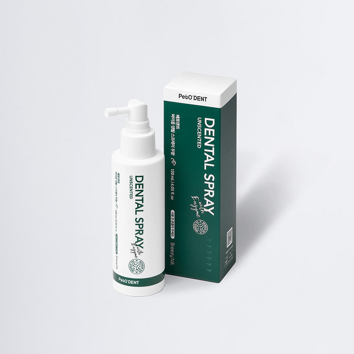 PetO'DENT Biome Dental Spray (Unscented) | Oral Care Spray for Dogs & Cats | With Probiotics & Enzymes | 120ml