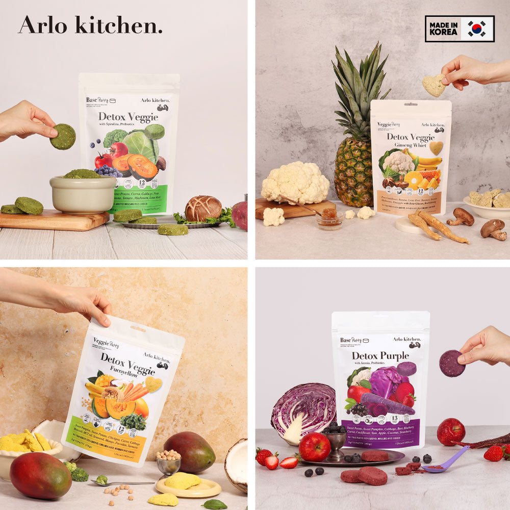[NEW!] Arlo Kitchen Detox Veggie 15 pcs - Detox Veggie, Detox Purple, Detox Yellow and Detox White