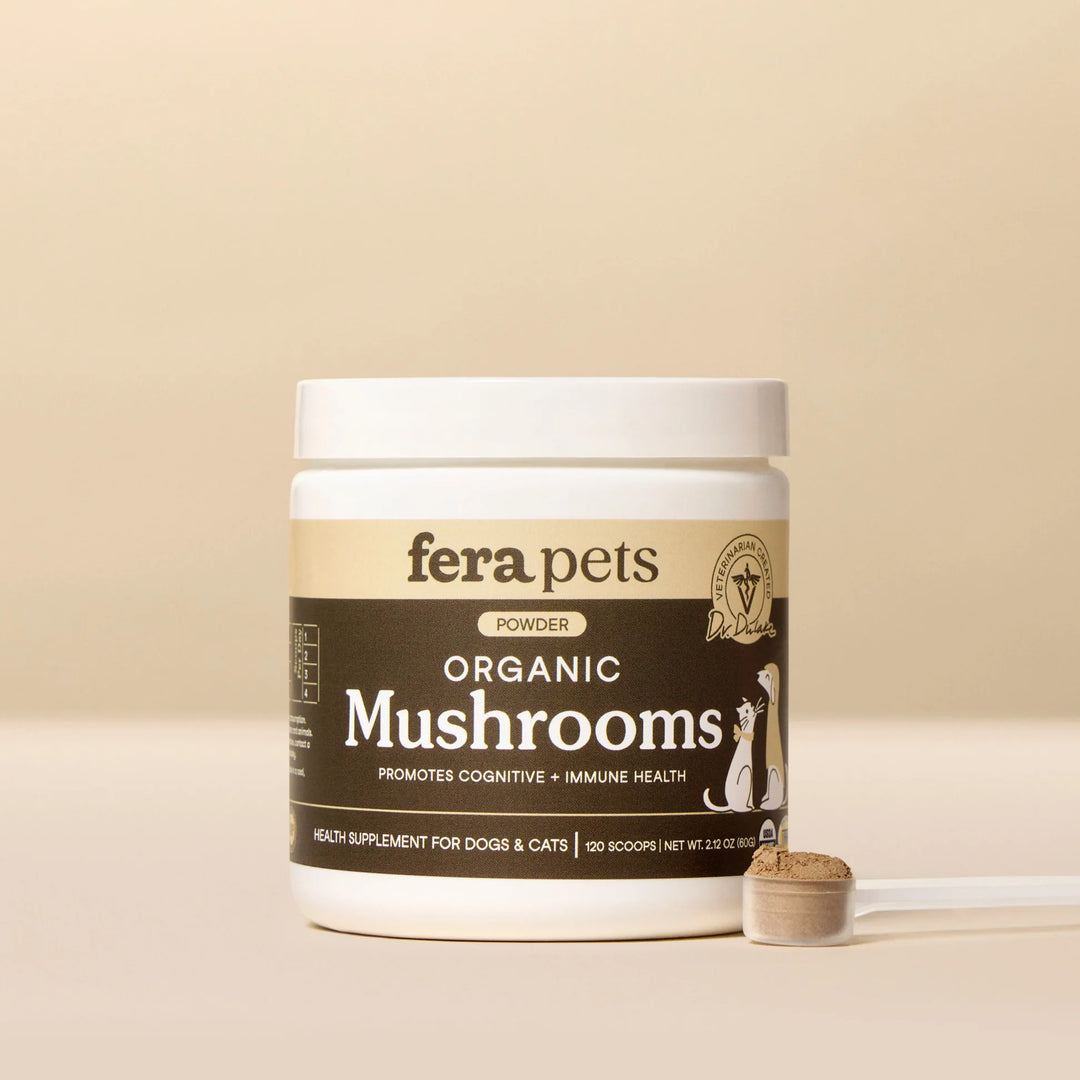 Fera Pets USDA Organic Mushroom Blend for Immune Support (60g)
