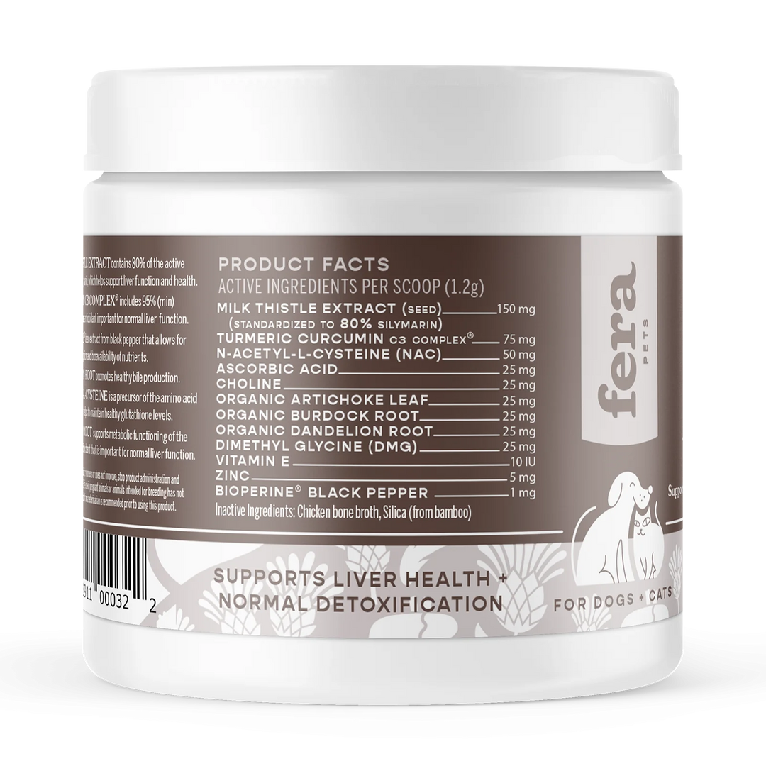 [NEW!] Fera Pet Organics - Liver Support for Dogs and Cats (72g)