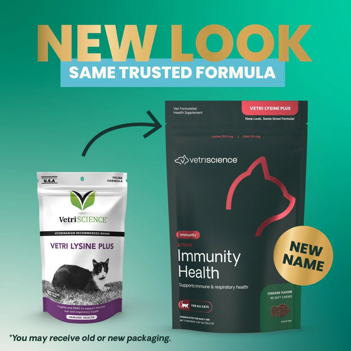 VetriScience - Lysine Immunity Health for Cats (90 chews) - supports immune and respiratory health