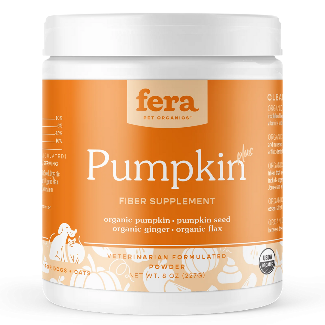 [NEW!] Fera Pet Organics - Pumpkin Plus Fiber Support for Dogs and Cats (227g)