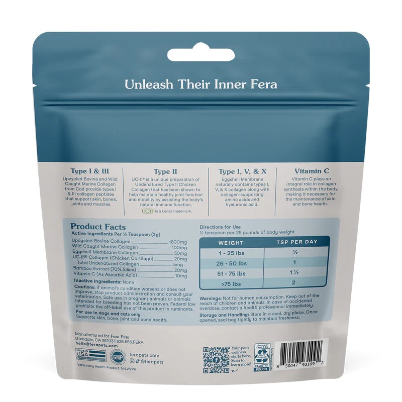Fera Pets Collagen Plus for Dogs and Cats (120g)