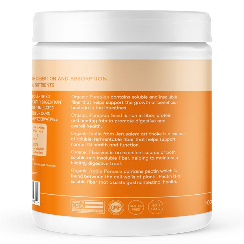 Fera Pets - Pumpkin Plus Fiber Support for Dogs and Cats (227g)