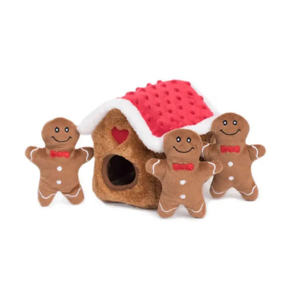 ZippyPaws Holiday Burrow® - Gingerbread House