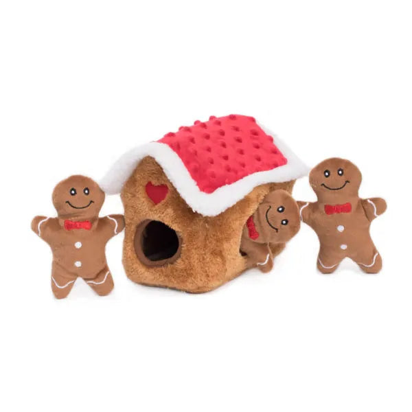 ZippyPaws Holiday Burrow® - Gingerbread House
