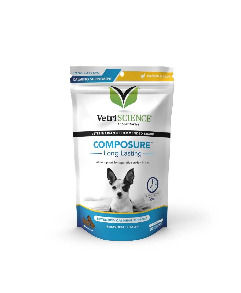 VetriScience® - Composure™ Long Lasting Calming Supplement for Dogs (50 chews)