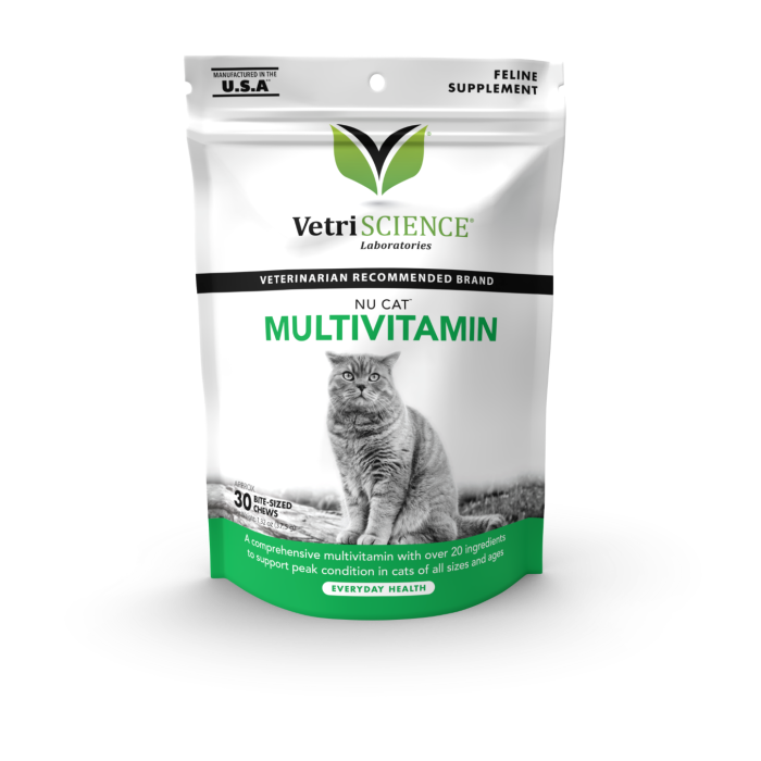 VetriScience® - Nu Cat™ Multivitamin (30 chews)