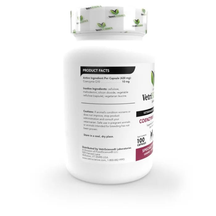 VetriScience® - Coenzyme Q10 (10mg - 100 Capsules)