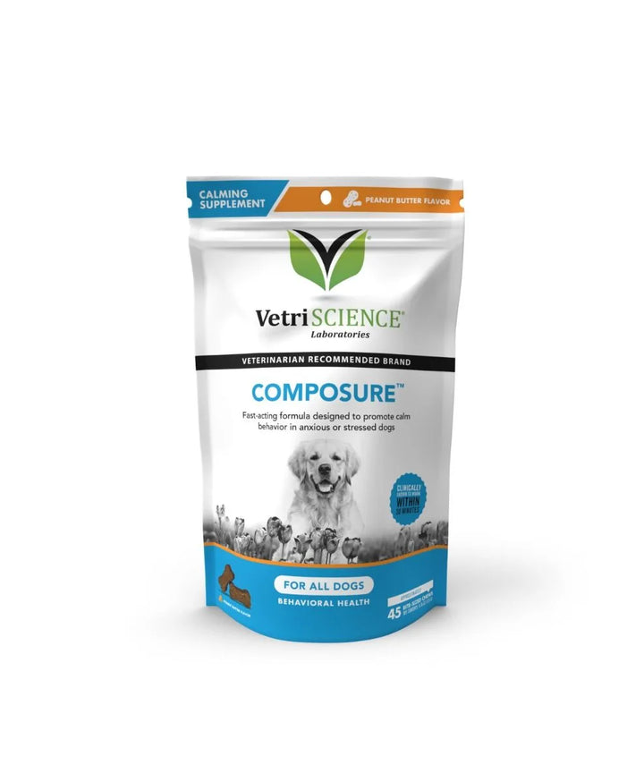 VetriScience® - Composure™ Calming Supplement for Dogs (45 chews, Bacon Flavor)
