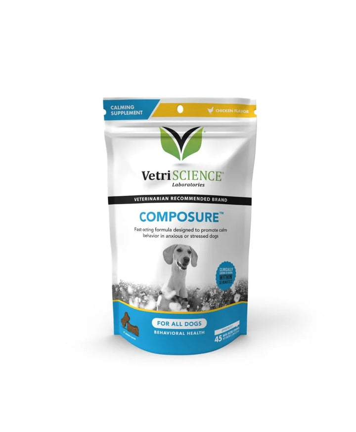 VetriScience® - Composure™ Calming Supplement for Dogs (45 chews, Bacon Flavor)