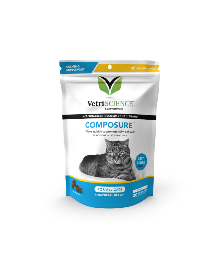 VetriScience® - Composure™ Calming Supplement for Cats (30 chews)