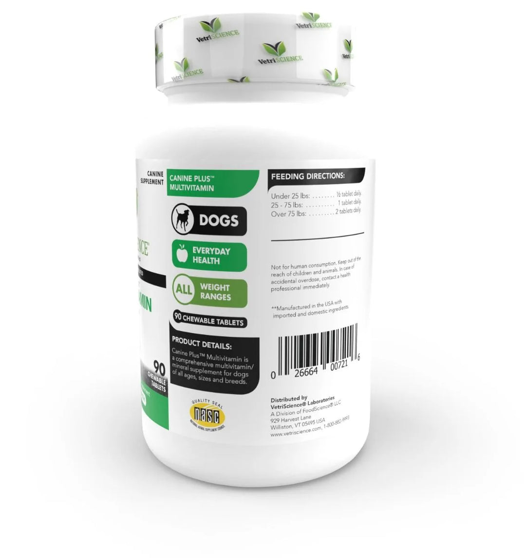 VetriScience® - Canine Plus™ Multivitamin (90 chewable tablets)