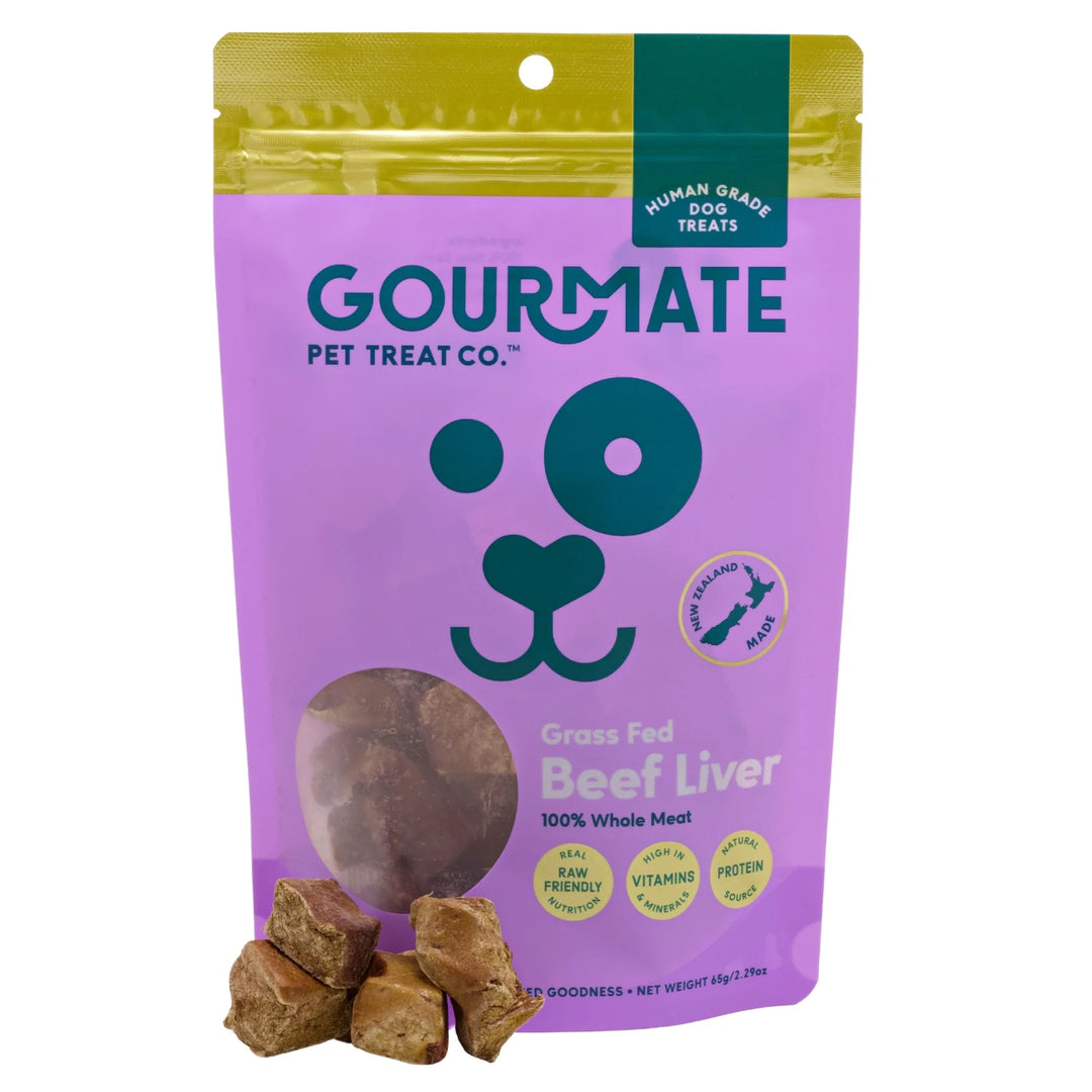 Gourmate Grass Fed Beef Liver (65g) - 100% Whole Meat