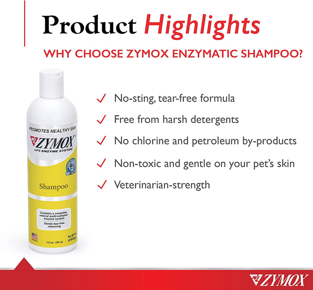 ZYMOX® Medicated Shampoo (12 oz - 355ml)