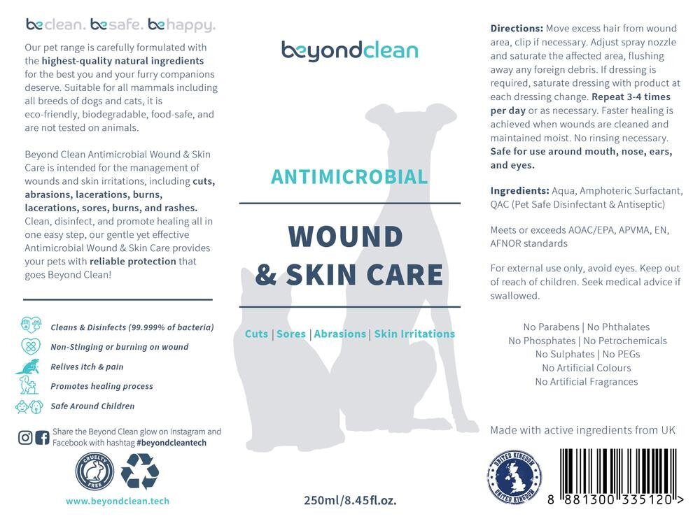 Antimicrobial+Wound+and+Skin+Care+Label
