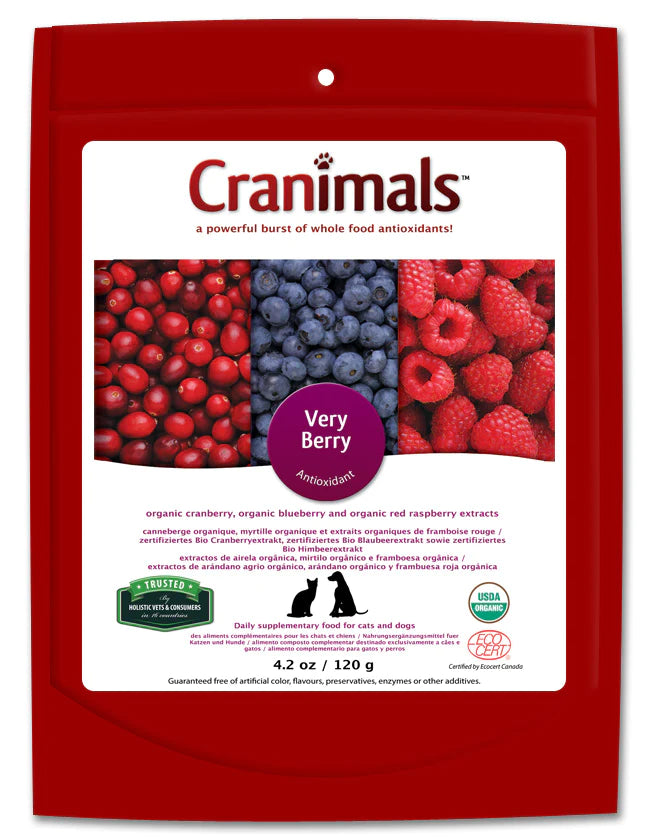 Cranimals™ Very Berry Antioxidant Pet Supplement (120g / 1.2oz) hi