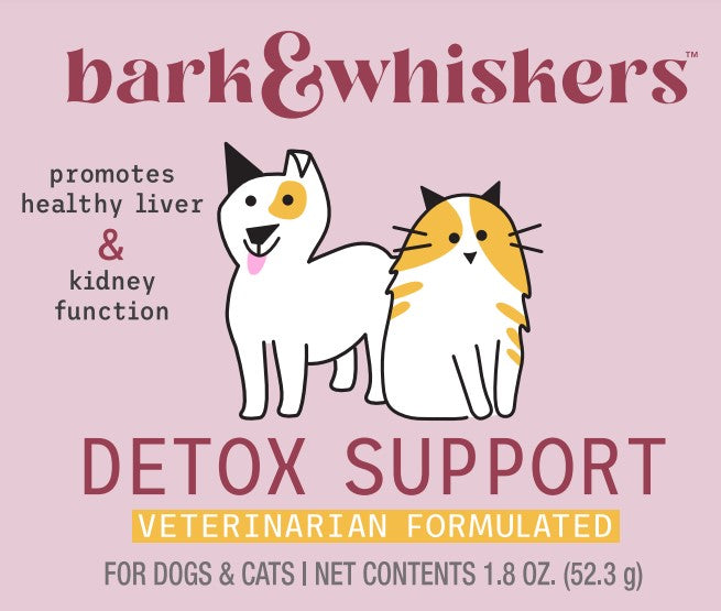 Dr. Mercola | Bark & Whiskers™ Detox Support Liver and Kidney Support for Cats & Dogs (52.3g)