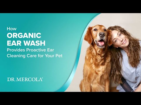 Dr. Mercola Organic Ear Wash For Cats and Dogs (236ml)