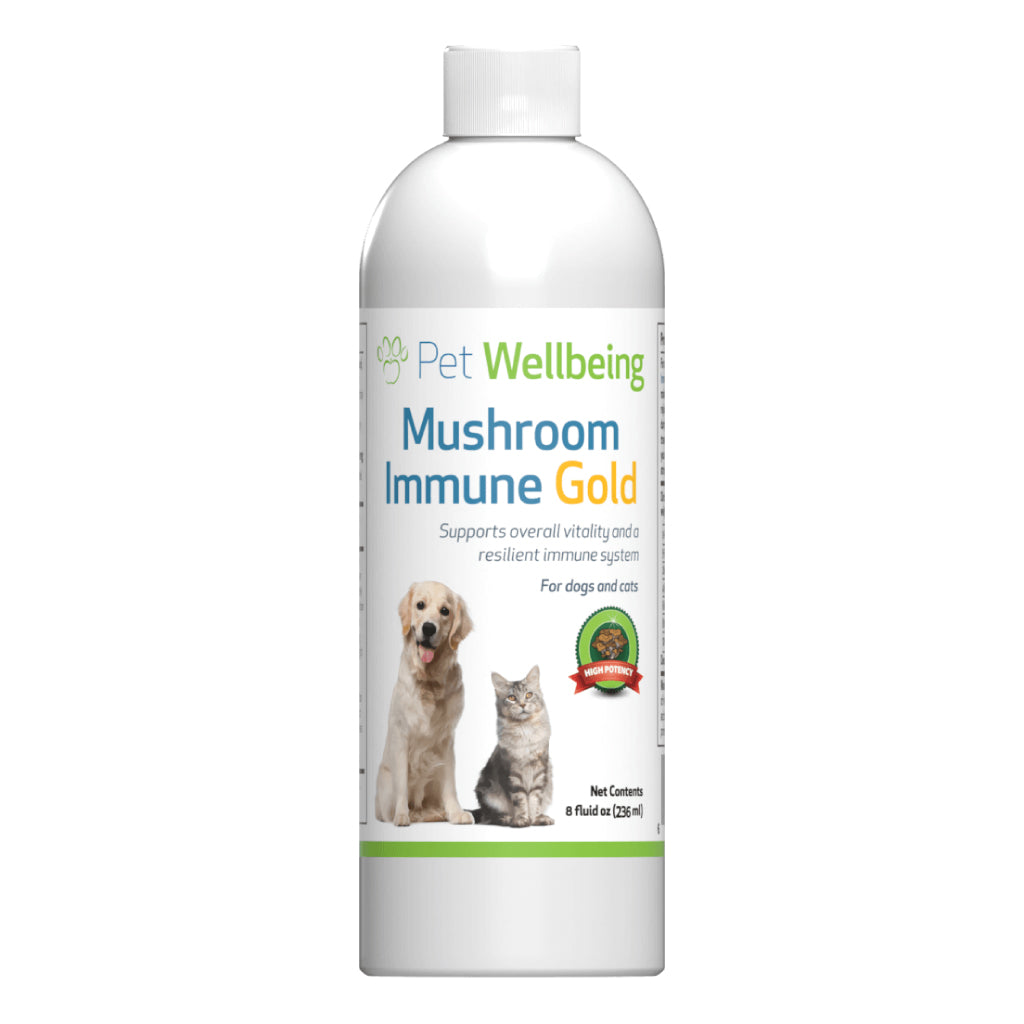 Pet Wellbeing - Mushroom Immune Gold - Holistic Cancer Support (8fl oz / 236ml)