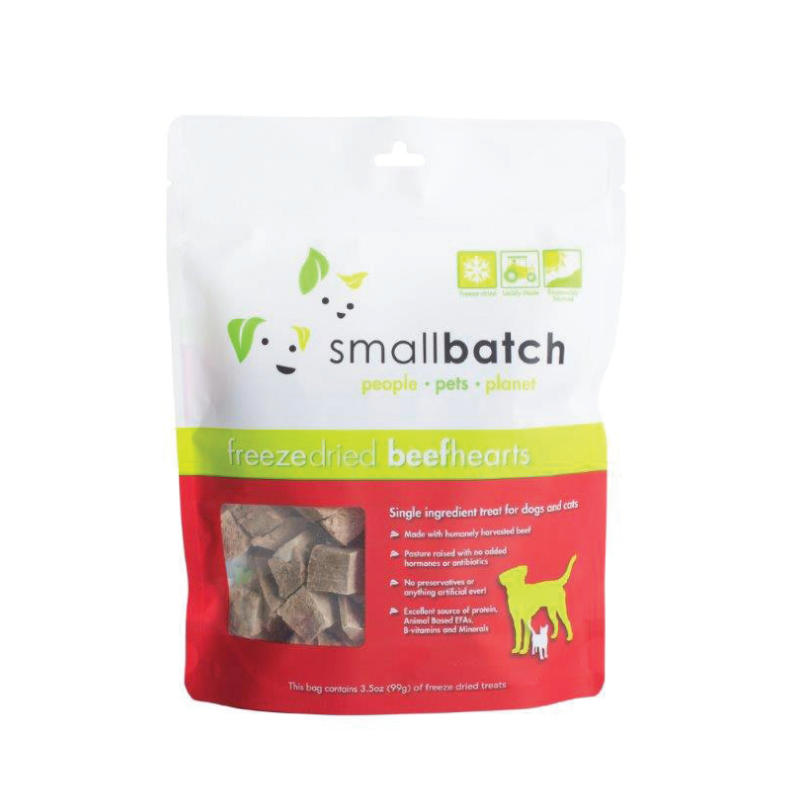 Smallbatch - Freeze Dried Beef Hearts (99g)