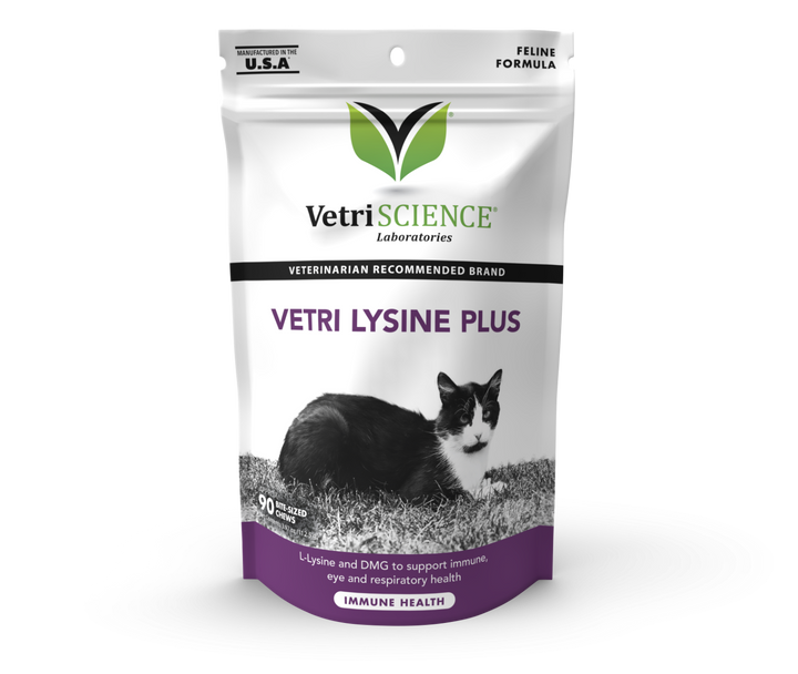 VetriScience® - Vetri Lysine Plus Immune & Respiratory Supplement for Cats (90 chews)